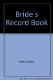 Bride's Record Book N/A 9780060157326 Front Cover