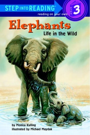 Elephants Life in the Wild  2000 9780307463326 Front Cover