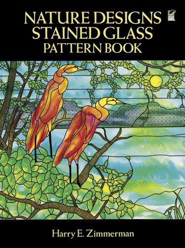 Nature Designs Stained Glass Pattern Book   1991 9780486267326 Front Cover