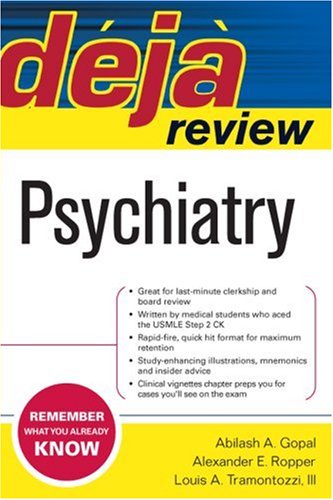Deja Review Psychiatry   2008 9780071488327 Front Cover