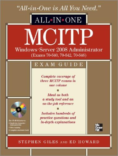 MCITP Windows Server 2008 Administrator All-in-One Exam Guide (Exams 70-640, 70-642, 70-646)  2010 9780071602327 Front Cover