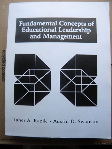 Fundamental Concepts of Educational Leadership and Management  1st 1995 9780023987328 Front Cover