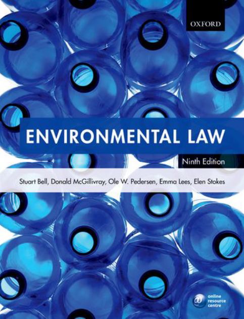 Environmental Law  9th 2017 9780198748328 Front Cover