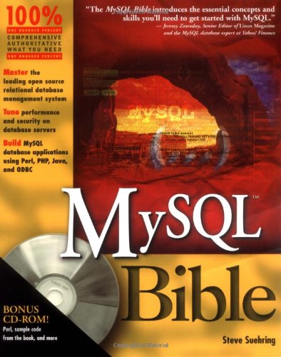 MySQL Bible   2002 9780764549328 Front Cover