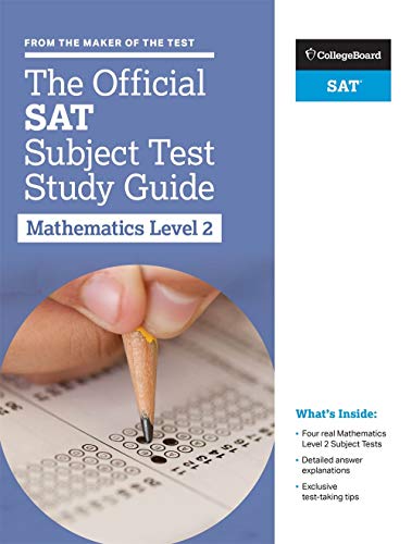 Official SAT Subject Test in Mathematics Level 2 Study Guide  N/A 9781457309328 Front Cover