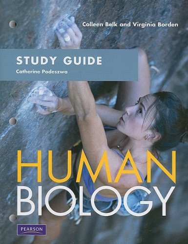 Study Guide for Human Biology   2009 9780131481329 Front Cover