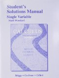 Student Solutions Manual, Single Variable for Calculus Early Transcendentals 2nd 2015 9780321954329 Front Cover