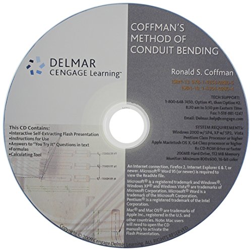 Student CD for Coffman's Method of Conduit Bending   2009 9781111536329 Front Cover