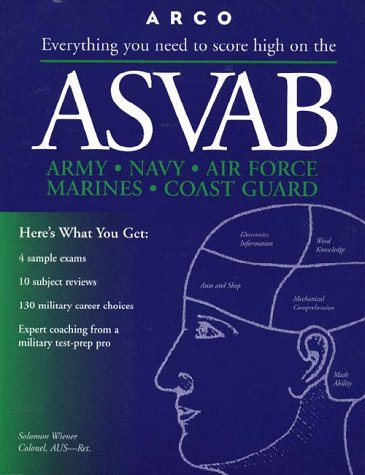 ASVAB : Armed Services Vocational Aptitude Battery 15th 9780028619330 Front Cover