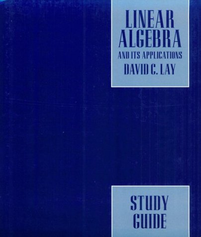 Linear Algebra Application Study Guide Student Manual, Study Guide, etc.  9780201520330 Front Cover