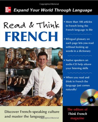Read and Think French with Audio CD  3rd 2010 9780071702331 Front Cover