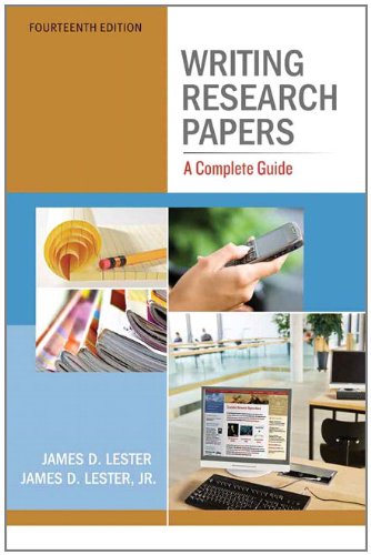 Writing Research Papers A Complete Guide 14th 2012 (Revised) 9780205059331 Front Cover