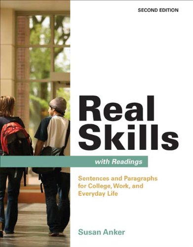 Real Skills with Readings Sentences and Paragraphs for College, Work, and Everyday Life 2nd 9780312487331 Front Cover