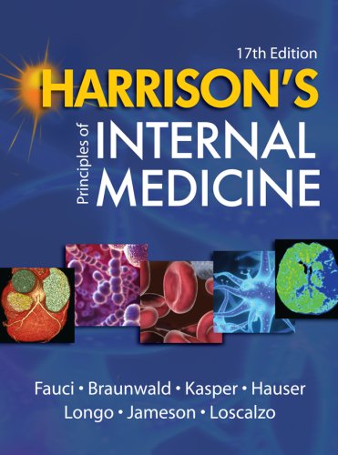 Harrison's Principles of Internal Medicine, 17th Edition  17th 2008 9780071466332 Front Cover