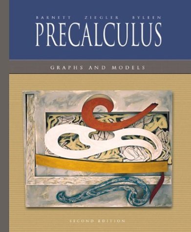 Precalculus Graphs and Models with Mathzone 2nd 2005 (Revised) 9780072922332 Front Cover