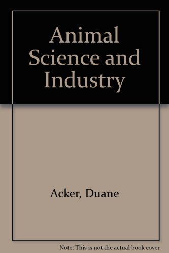 Animal Science and Industry  4th 1991 9780130374332 Front Cover