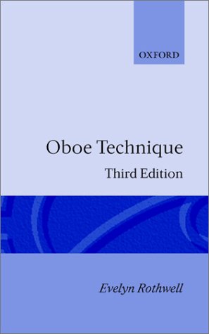 Oboe Technique  3rd 1982 (Revised) 9780193223332 Front Cover