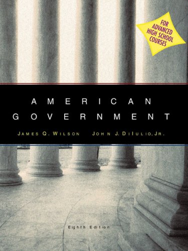 American Gov't AP 8e  8th 2001 (Student Manual, Study Guide, etc.) 9780618247332 Front Cover