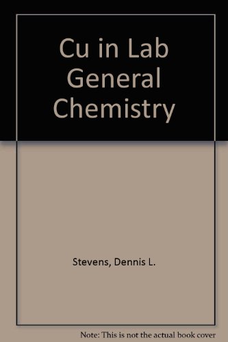 Cu in Lab General Chemistry Laboratory Manual  6th (Revised) 9780757582332 Front Cover