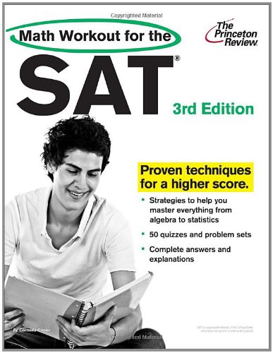 Math Workout for the SAT, 3rd Edition  N/A 9780375428333 Front Cover