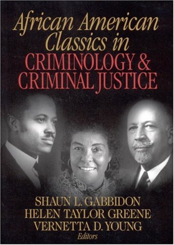 African American Classics in Criminology and Criminal Justice   2001 9780761924333 Front Cover
