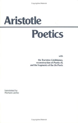 Poetics (Janko Edition)  N/A 9780872200333 Front Cover