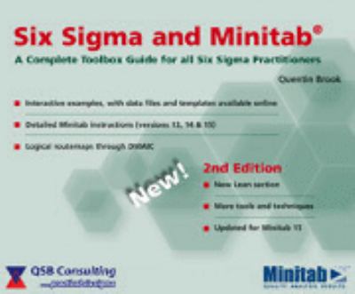 SIX SIGMA+MINITAB-W/SOFTWARE 2nd 2007 9780954681333 Front Cover