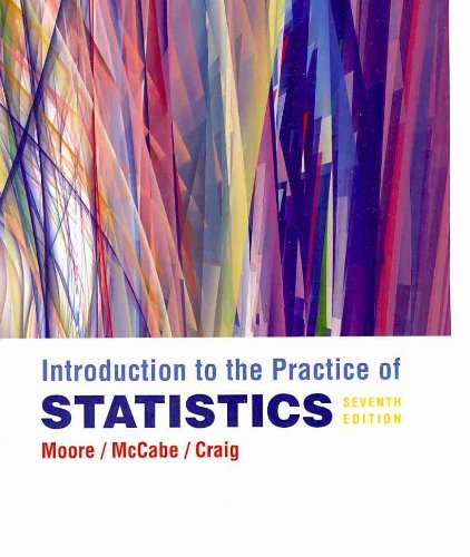 Introduction to the Practice of Statistics (Paper) and CD-ROM  7th 2012 9781429274333 Front Cover