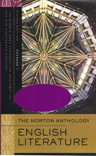 Norton Anthology of English Literature  8th 9780393928334 Front Cover