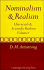 Universals and Scientific Realism Nominalism and Realism  1978 9780521280334 Front Cover