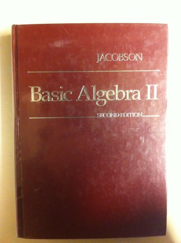 Basic Algebra II  2nd 9780716719335 Front Cover