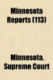 Minnesota Reports N/A 9781153902335 Front Cover
