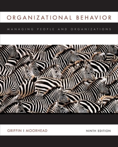 Organizational Behavior Managing People and Organizations 9th 2010 9780547167336 Front Cover