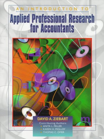 Introduction to Applied Professional Research for Accountants   1998 9780137552337 Front Cover