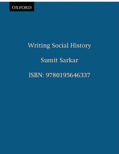 Writing Social History   1999 9780195646337 Front Cover