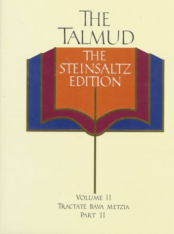 Talmud Tractate Bava Metzia N/A 9780394582337 Front Cover
