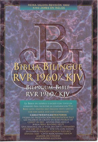 RVR 1960/KJV Biblia Bilingï¿½e, Negro, Piel Fabricada   1988 (Deluxe) 9781558190337 Front Cover