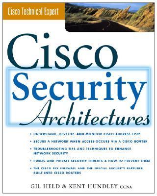 Cisco Security Architectures  N/A 9780072128338 Front Cover