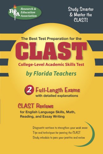 CLAST The College Level Academic Skills Test N/A 9780878919338 Front Cover