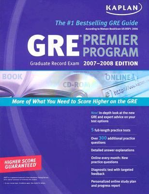 Kaplan GRE Exam 2007-2008 N/A 9781419551338 Front Cover