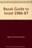 Bazak Guide to Israel, 1986-87 N/A 9780060960339 Front Cover