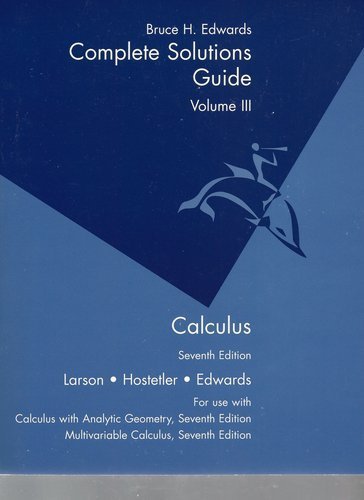Calculus with Analytic Geometry 7th (Teachers Edition, Instructors Manual, etc.) 9780618149339 Front Cover