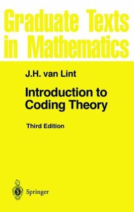 Introduction to Coding Theory  3rd 1999 (Revised) 9783540641339 Front Cover