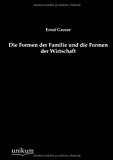 Die Formen der Familie und die Formen der Wirtschaft N/A 9783845744339 Front Cover