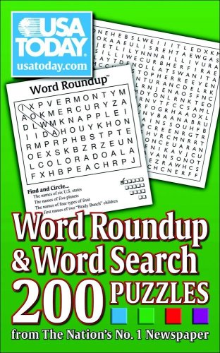 USA TODAY Word Roundup and Word Search 200 Puzzles from the Nation's No. 1 Newspaper  2007 9780740770340 Front Cover