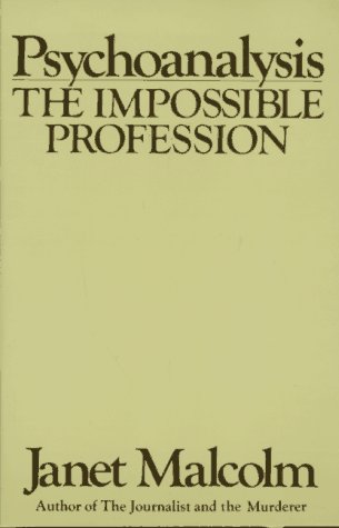 Psychoanalysis The Impossible Profession N/A 9780394710341 Front Cover
