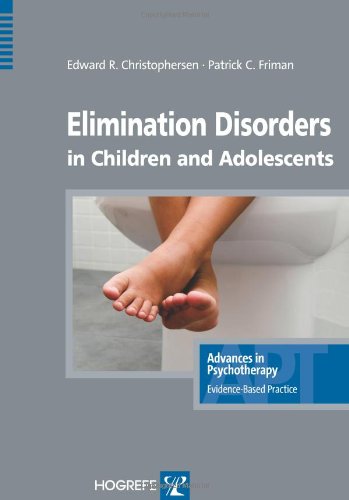 Elimination Disorders in Children and Adolescents   2010 9780889373341 Front Cover