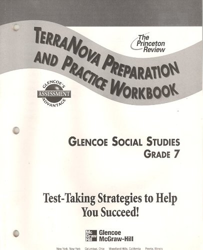 Geography The World and Its People, Terra Nova Test Prep, Grade 7  2001 (Student Manual, Study Guide, etc.) 9780078271342 Front Cover