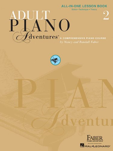 Adult Piano Adventures All-In-One Piano Course Book 2 Book/Online Audio  N/A 9781616773342 Front Cover