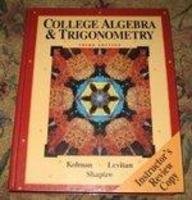 College Algebra 3rd 1993 9780030469343 Front Cover